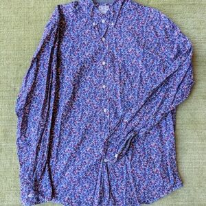J. Crew Floral Patterned Shirt